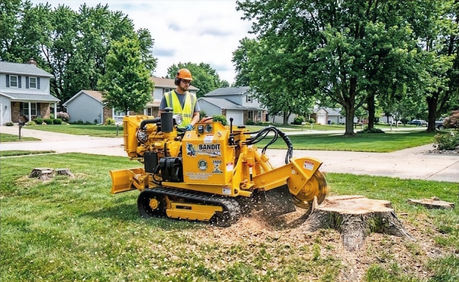 Grind N Clear stump grinding equipment